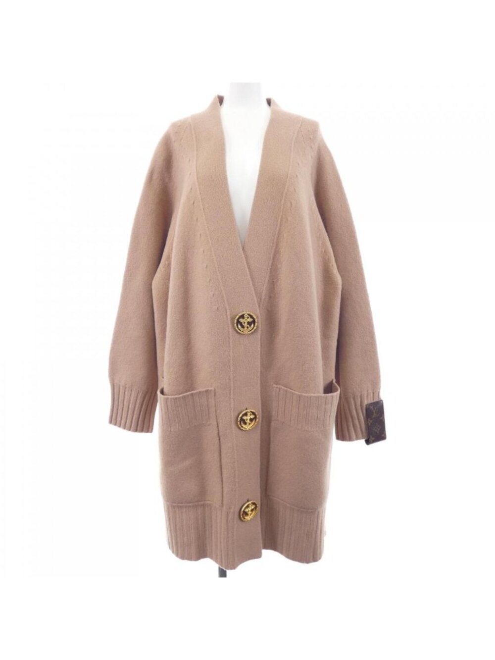 Louis Vuitton Oversized Detail Cardigan Fokc Long